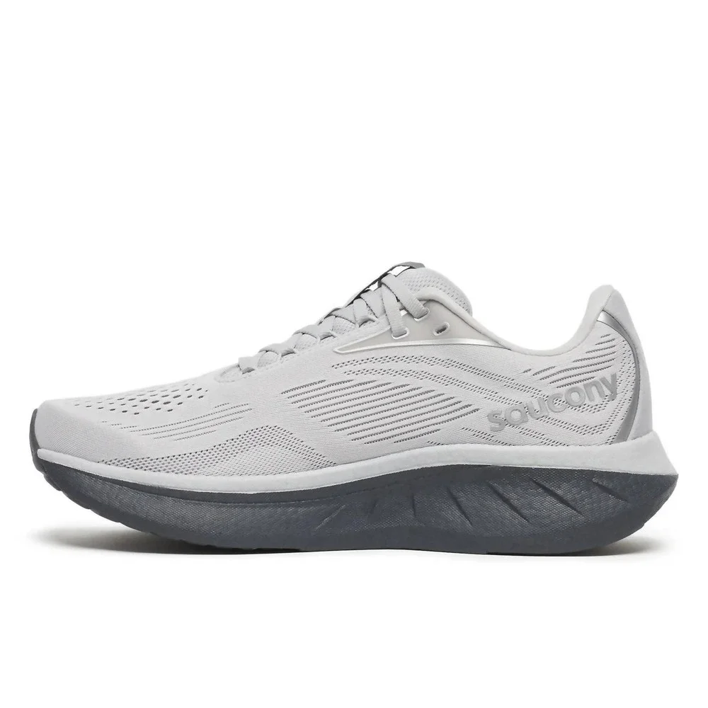 Saucony Ride 18 Mens Size 13 Running Shoes Cloud Shadow Grey Sneakers S21000-103